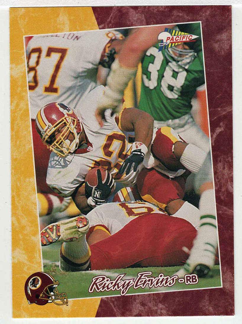 Ricky Ervins - Washington Redskins (NFL Football Card) 1993 Pacific # 32 Mint