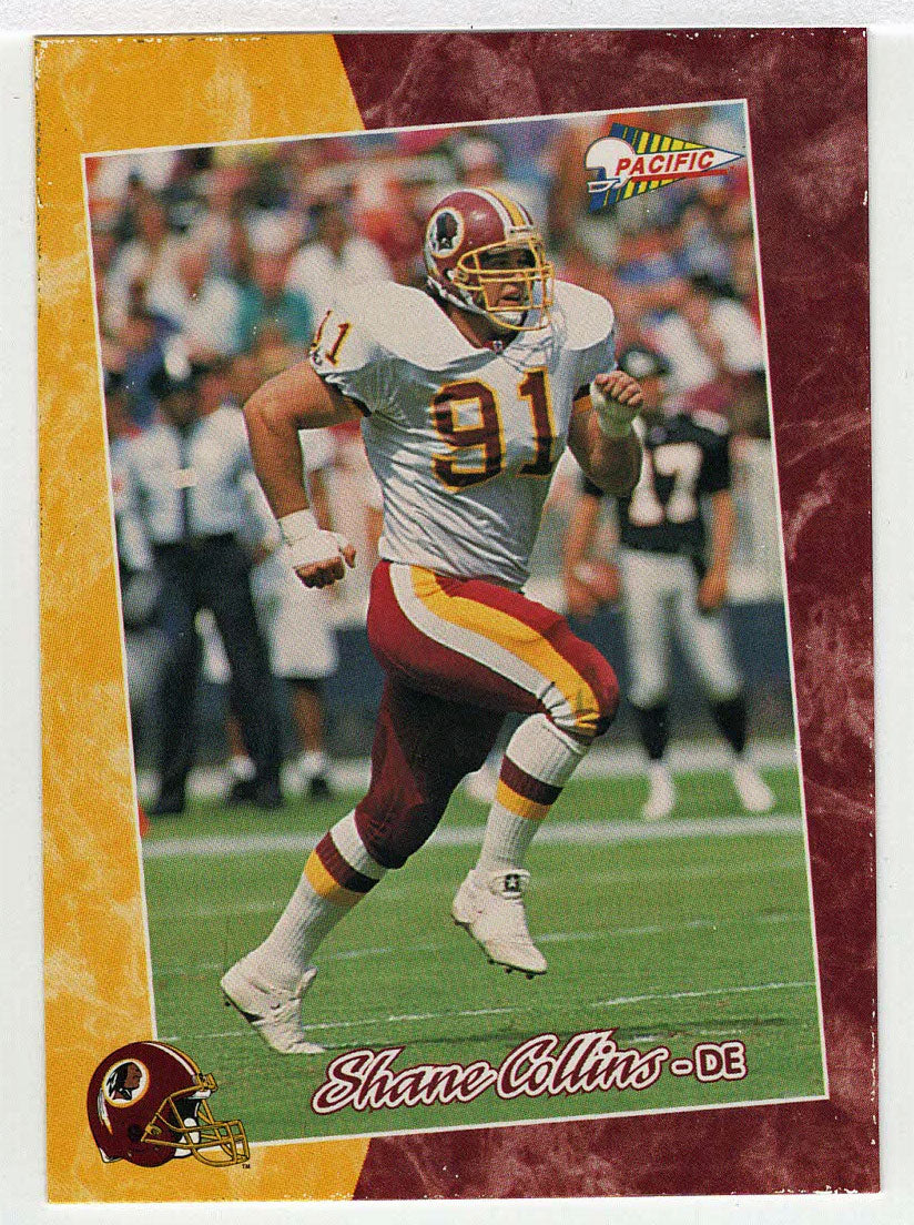 Shane Collins - Washington Redskins (NFL Football Card) 1993 Pacific # 40 Mint