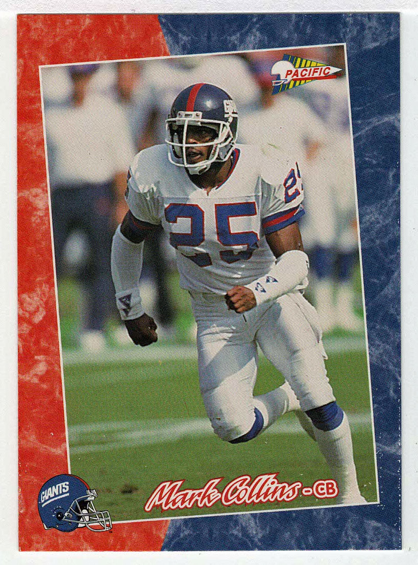 Mark Collins - New York Giants (NFL Football Card) 1993 Pacific # 45 Mint