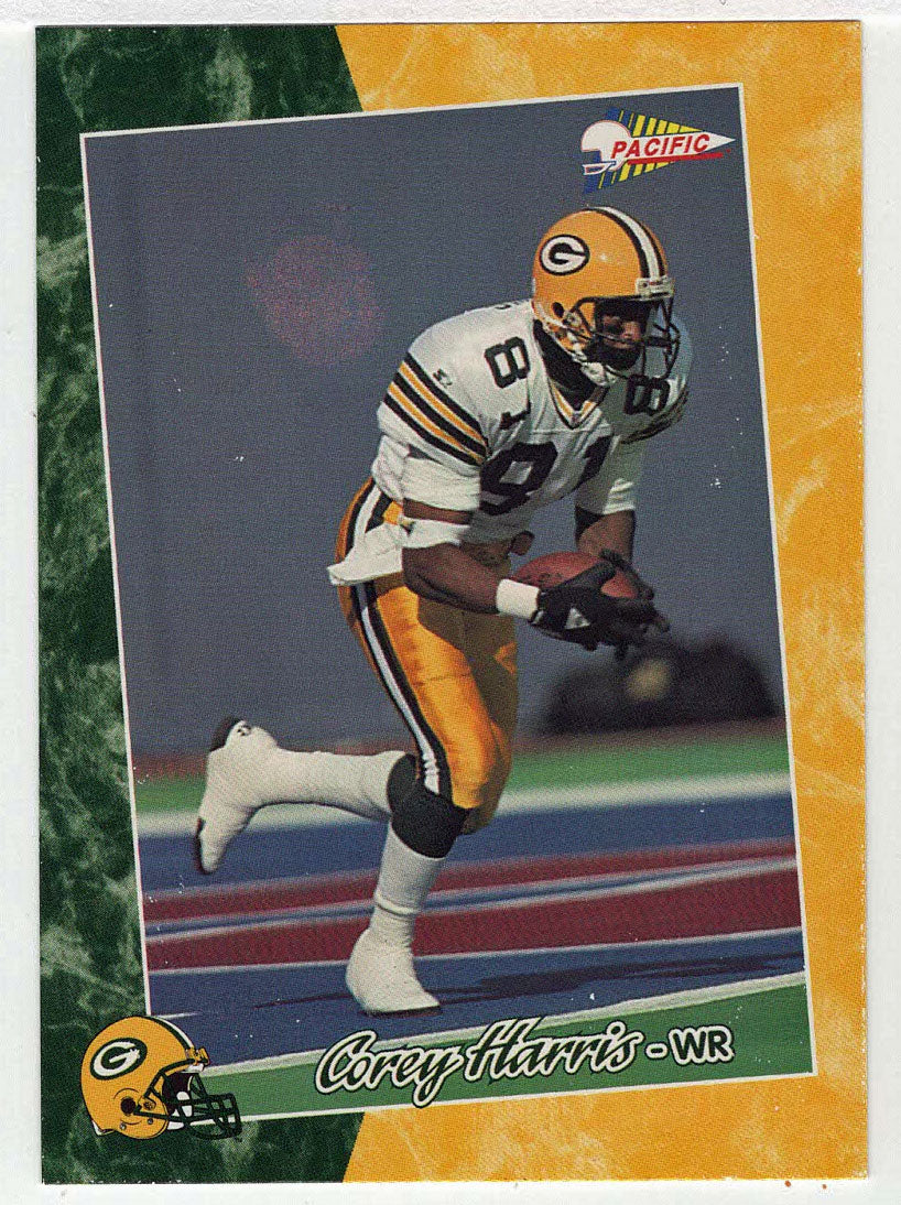 Corey Harris - Green Bay Packers (NFL Football Card) 1993 Pacific # 96 Mint