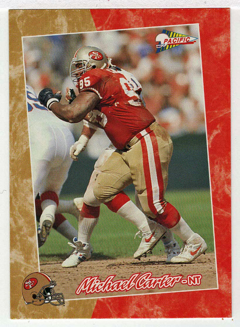 Michael Carter - San Francisco 49ers (NFL Football Card) 1993 Pacific –  PictureYourDreams