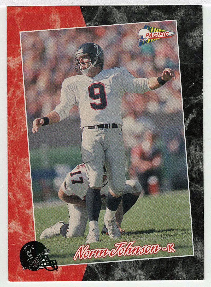 Norm Johnson - Atlanta Falcons (NFL Football Card) 1993 Pacific # 175 Mint