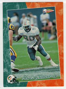 Marco Coleman - Miami Dolphins (NFL Football Card) 1993 Pacific # 211 Mint