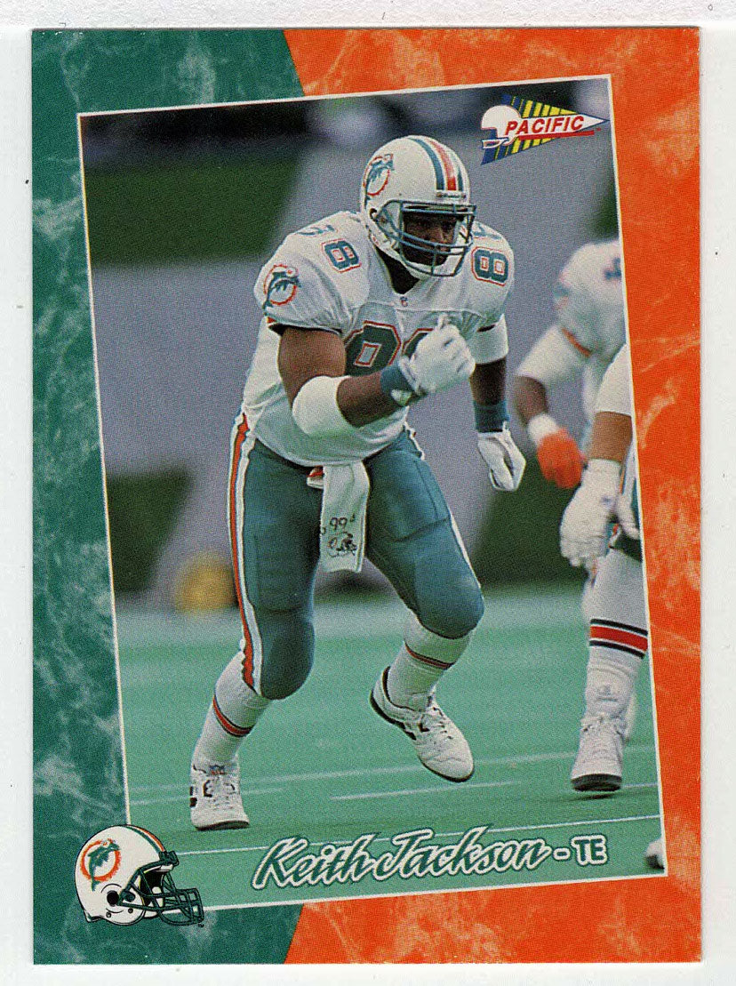 Keith Jackson - Miami Dolphins (NFL Football Card) 1993 Pacific # 215 Mint