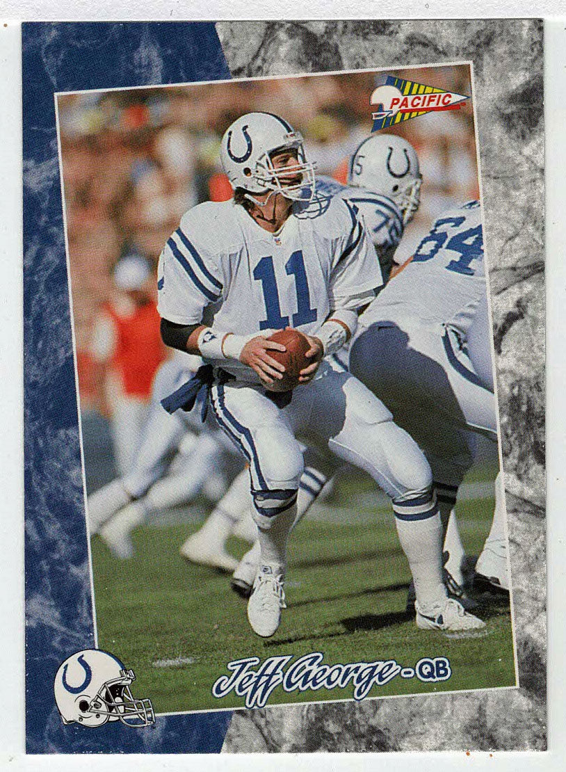 Jeff George - Indianapolis Colts (NFL Football Card) 1993 Pacific # 227 Mint