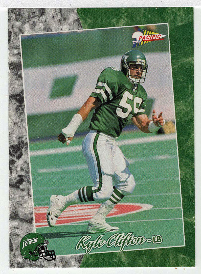 Kyle Clifton - New York Jets (NFL Football Card) 1993 Pacific # 251 Mint