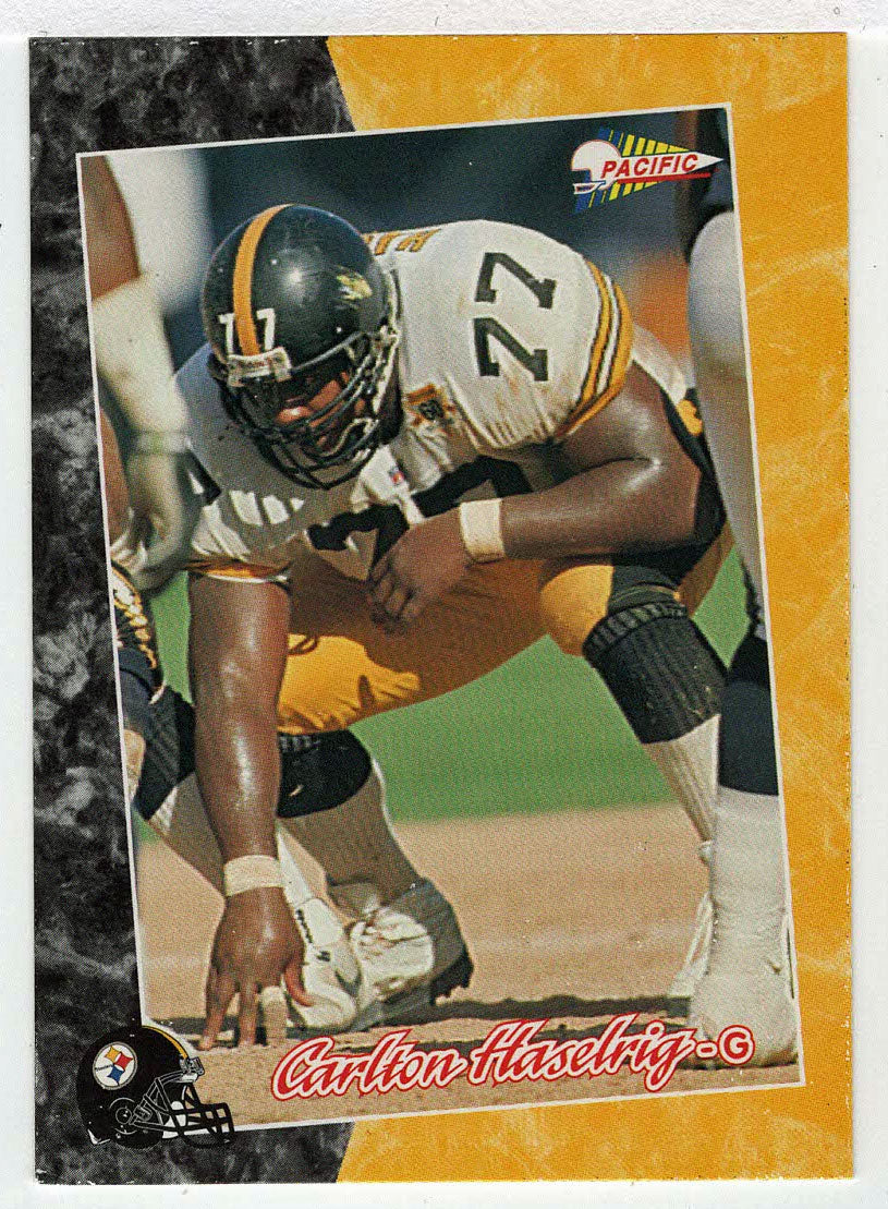 Carlton Haselrig - Pittsburgh Steelers (NFL Football Card) 1993 Pacific # 280 Mint