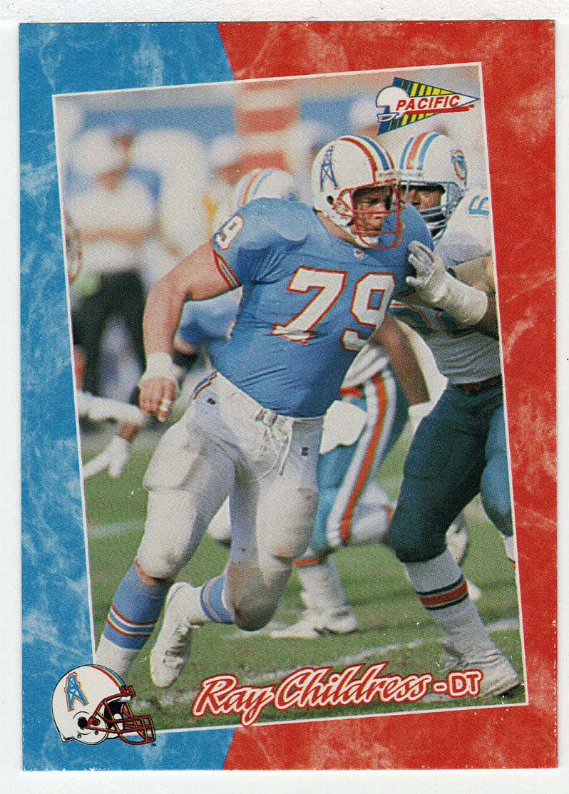 Ray Childress - Houston Oilers (NFL Football Card) 1993 Pacific # 286 –  PictureYourDreams