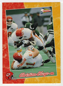 Christian Okoye - Kansas City Chiefs (NFL Football Card) 1993 Pacific # 343 Mint