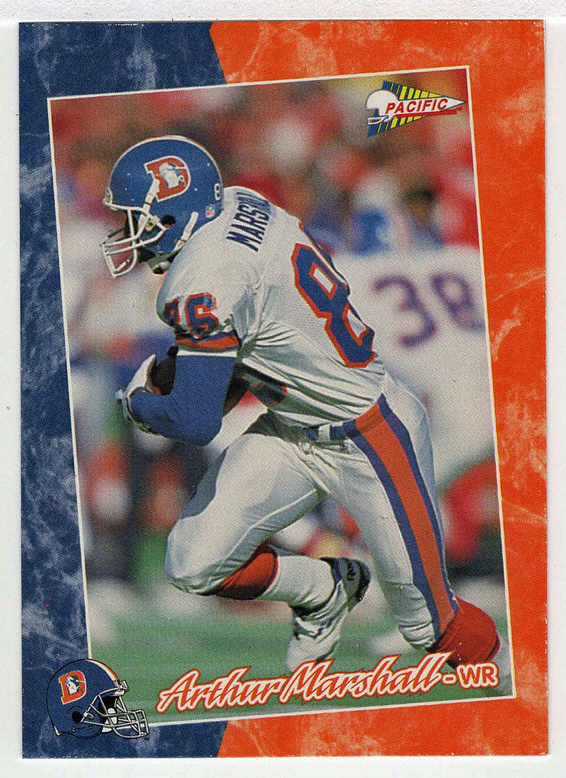 Arthur Marshall RC - Denver Broncos (NFL Football Card) 1993 Pacific # 361 Mint