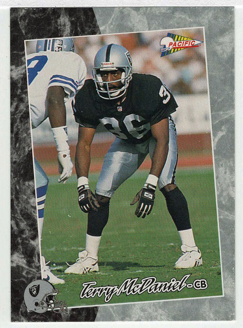 Terry McDaniel - Los Angeles Raiders (NFL Football Card) 1993 Pacific # 378 Mint