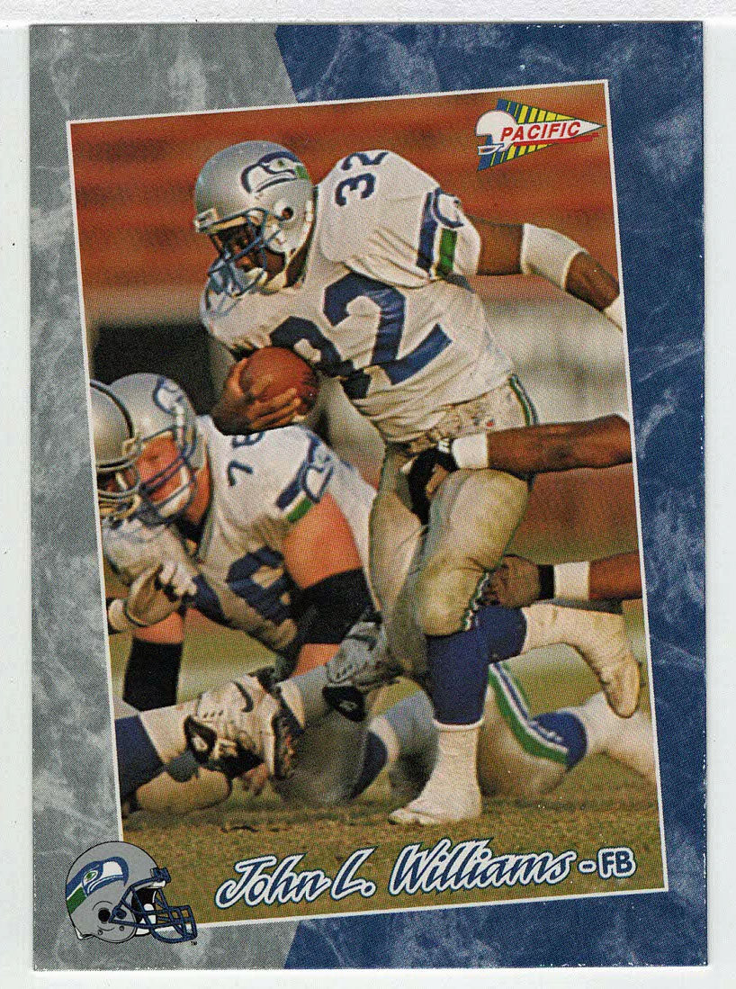 John L. Williams - Seattle Seahawks (NFL Football Card) 1993 Pacific # 388 Mint