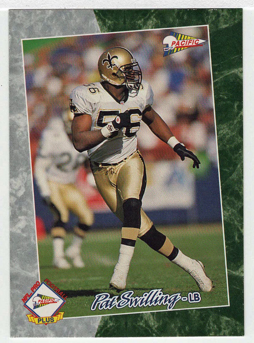 Pat Swilling - New Orleans Saints (NFL Football Card) 1993 Pacific # 406 Mint
