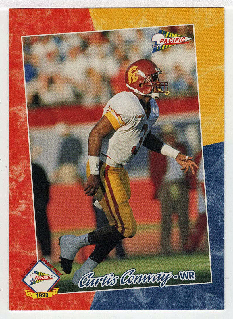 Curtis Conway RC - Chicago Bears (NFL Football Card) 1993 Pacific # 432 Mint