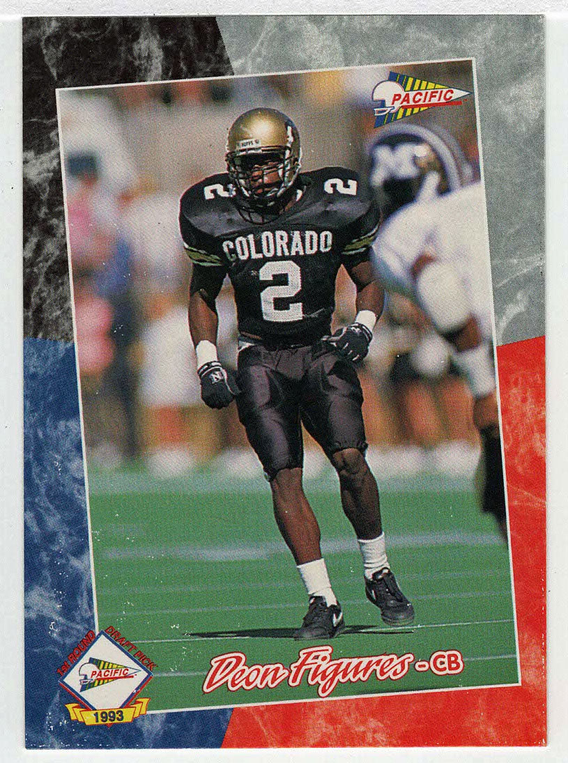 Deon Figures RC - Pittsburgh Steelers (NFL Football Card) 1993 Pacific # 437 Mint