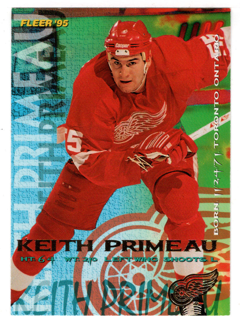 Keith Primeau - Detroit Red Wings (NHL Hockey Card) 1994-95 Fleer # 64 Mint