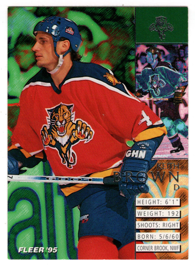 Keith Brown - Florida Panthers (NHL Hockey Card) 1994-95 Fleer # 78 Mint