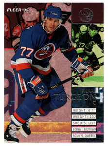 Pierre Turgeon - New York Islanders (NHL Hockey Card) 1994-95 Fleer # 130 Mint