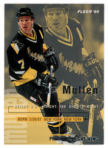 Joe Mullen - Pittsburgh Penguins (NHL Hockey Card) 1994-95 Fleer # 165 Mint