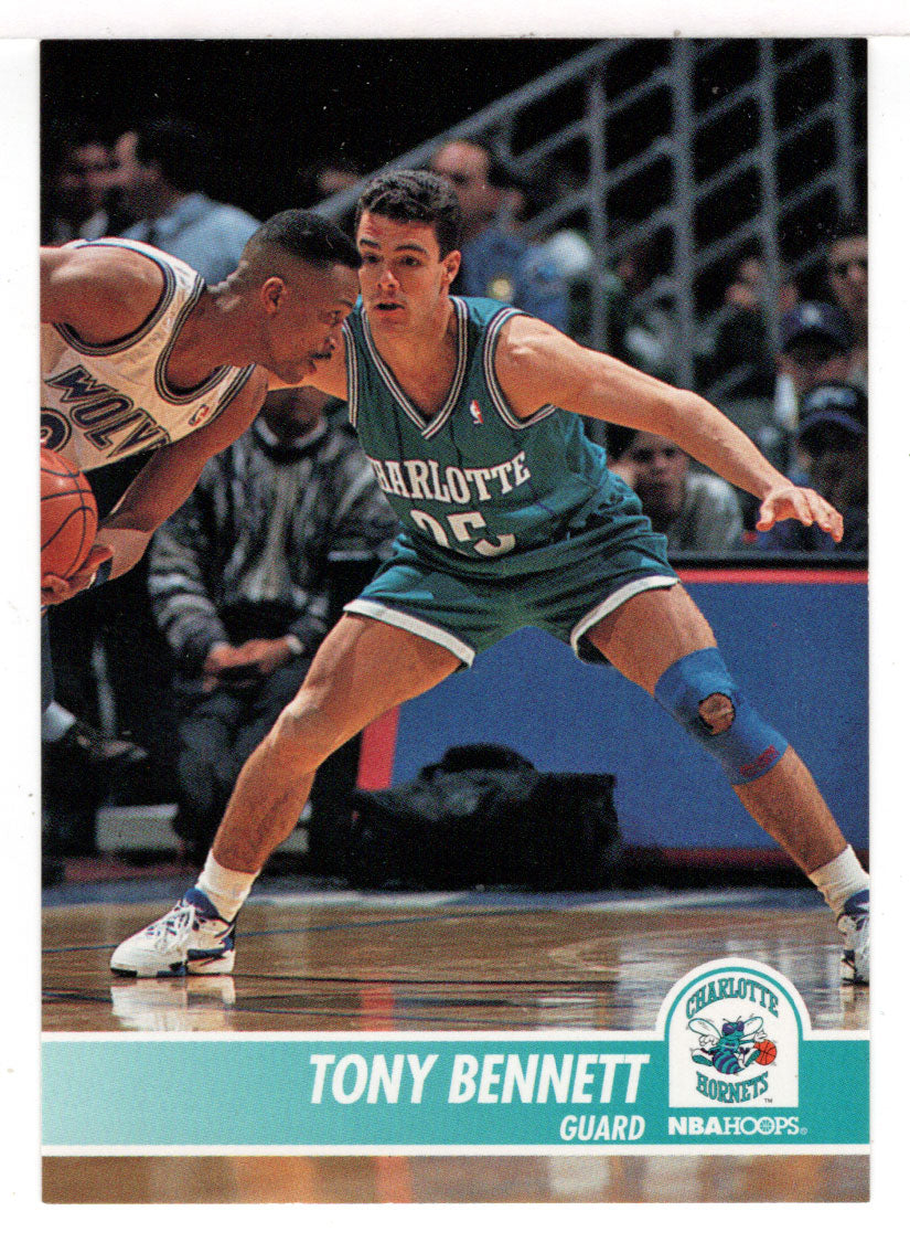 Tony Bennett - Charlotte Hornets (NBA Basketball Card) 1994-95 Hoops # 15 Mint
