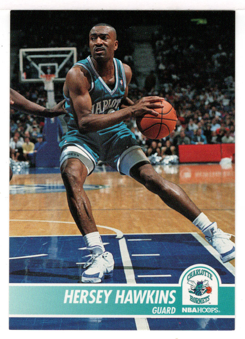 Hersey Hawkins - Charlotte Hornets (NBA Basketball Card) 1994-95 Hoops # 19 Mint