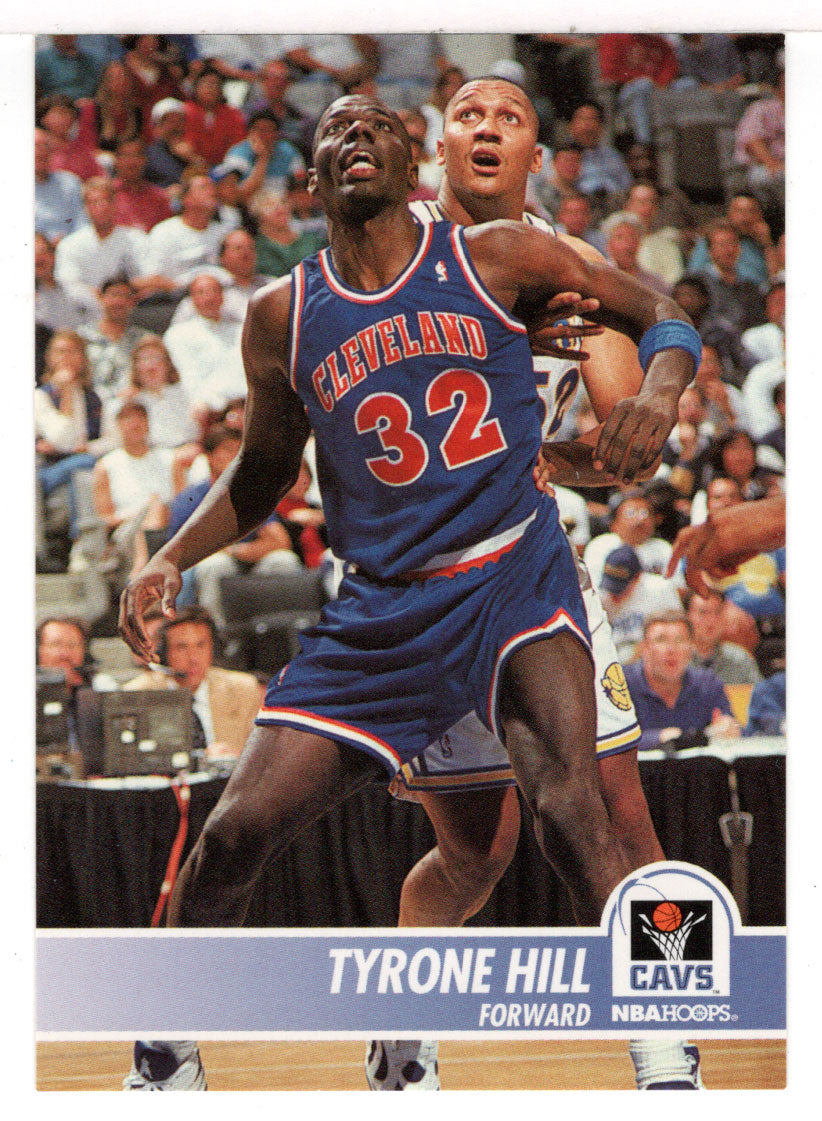 Tyrone Hill - Cleveland Cavaliers (NBA Basketball Card) 1994-95 Hoops # 34 Mint
