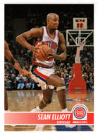 Sean Elliott - Detroit Pistons (NBA Basketball Card) 1994-95 Hoops # 58 Mint