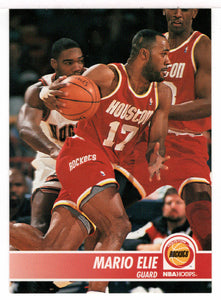 Mario Elie - Houston Rockets (NBA Basketball Card) 1994-95 Hoops # 74 Mint