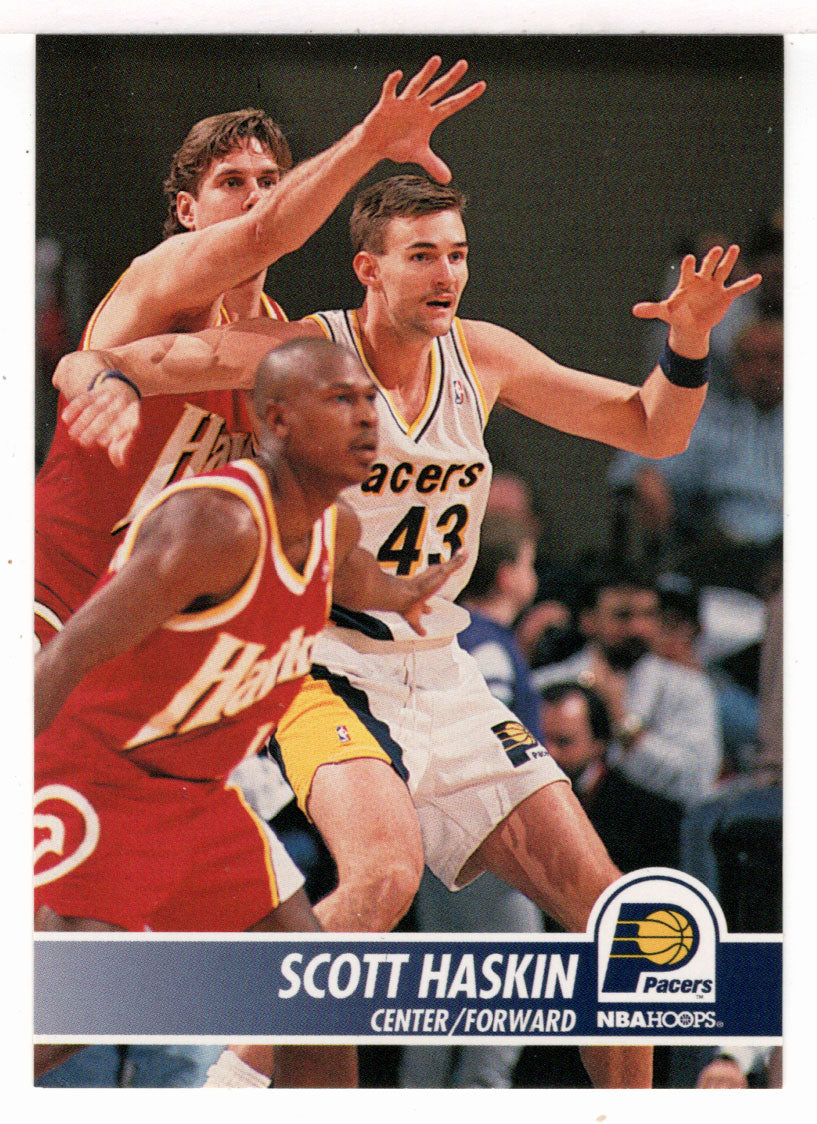 Scott Haskin - Indiana Pacers (NBA Basketball Card) 1994-95 Hoops # 84 Mint