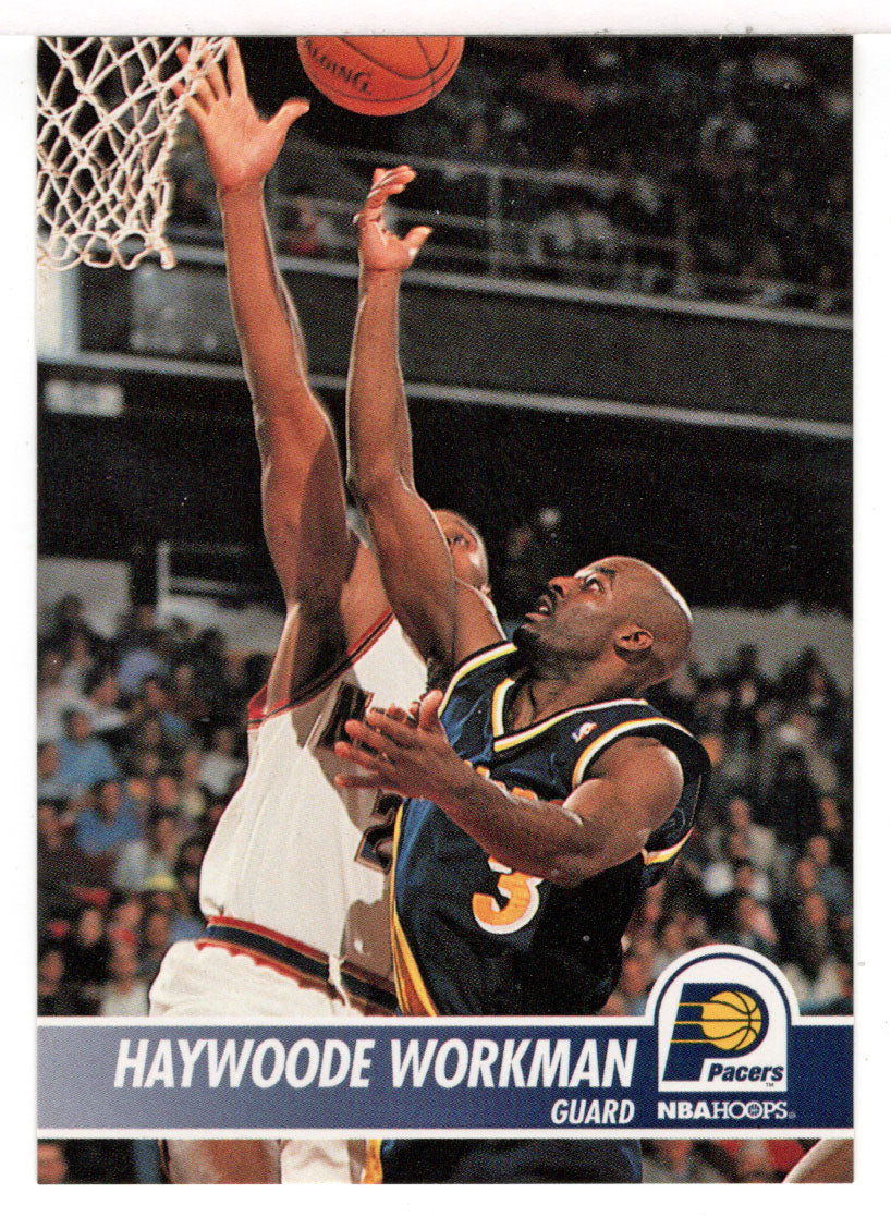 Haywoode Workman - Indiana Pacers (NBA Basketball Card) 1994-95 Hoops # 89 Mint