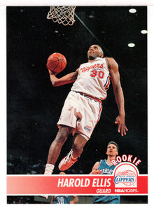 Harold Ellis - Los Angeles Clippers (NBA Basketball Card) 1994-95 Hoops # 91 Mint