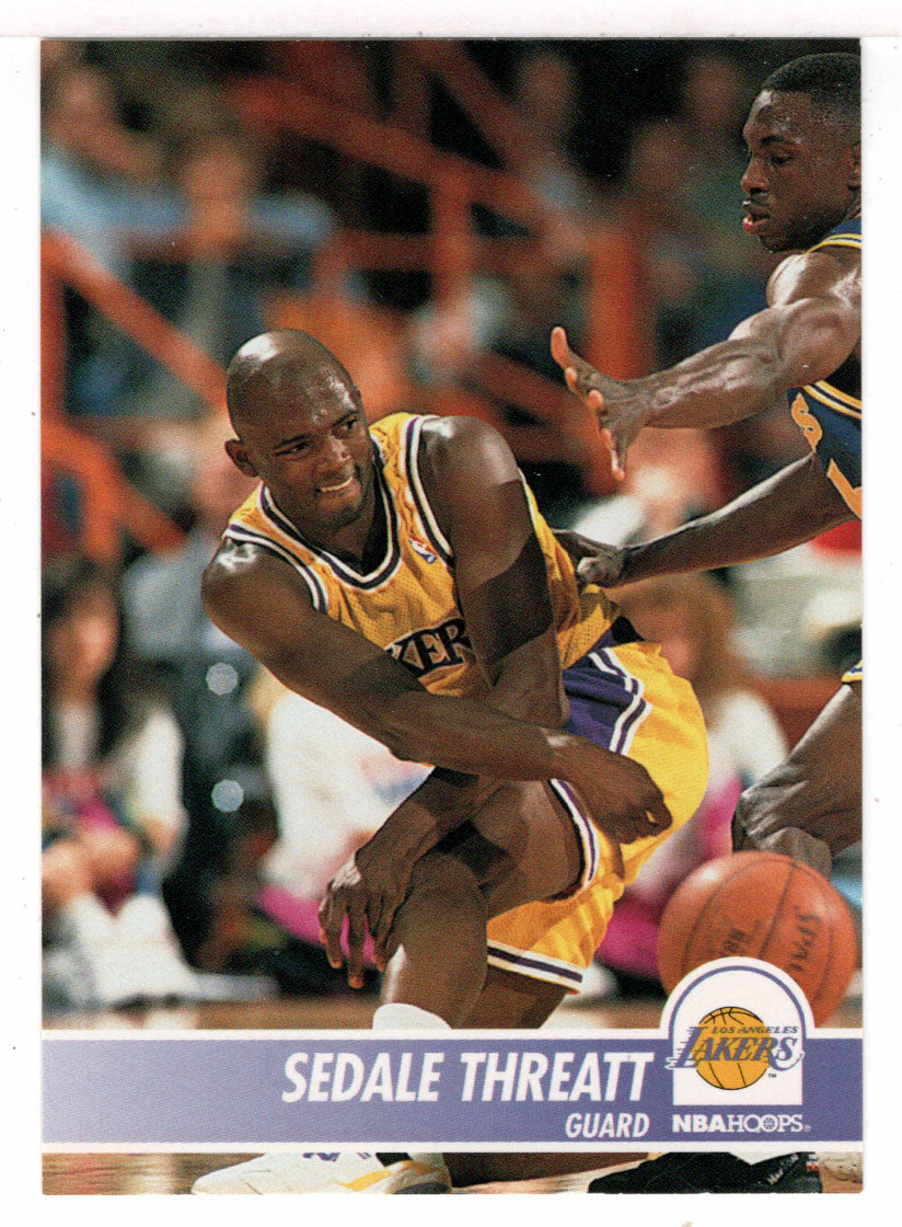 Sedale Threatt - Los Angeles Lakers (NBA Basketball Card) 1994-95 Hoops # 104 Mint