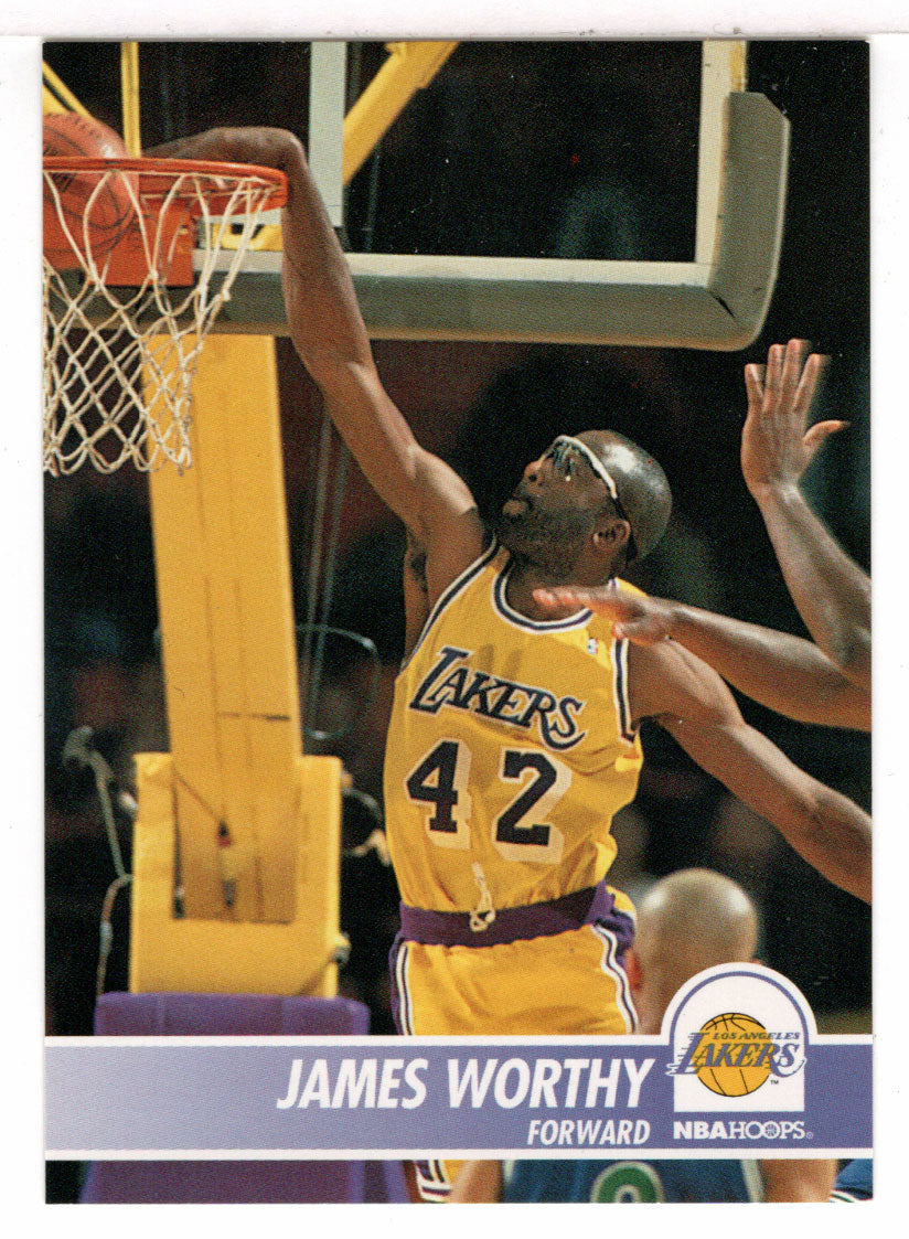 James Worthy - Los Angeles Lakers (NBA Basketball Card) 1994-95 Hoops # 106 Mint