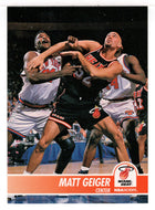 Matt Geiger - Miami Heat (NBA Basketball Card) 1994-95 Hoops # 108 Mint