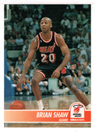 Brian Shaw - Miami Heat (NBA Basketball Card) 1994-95 Hoops # 114 Mint