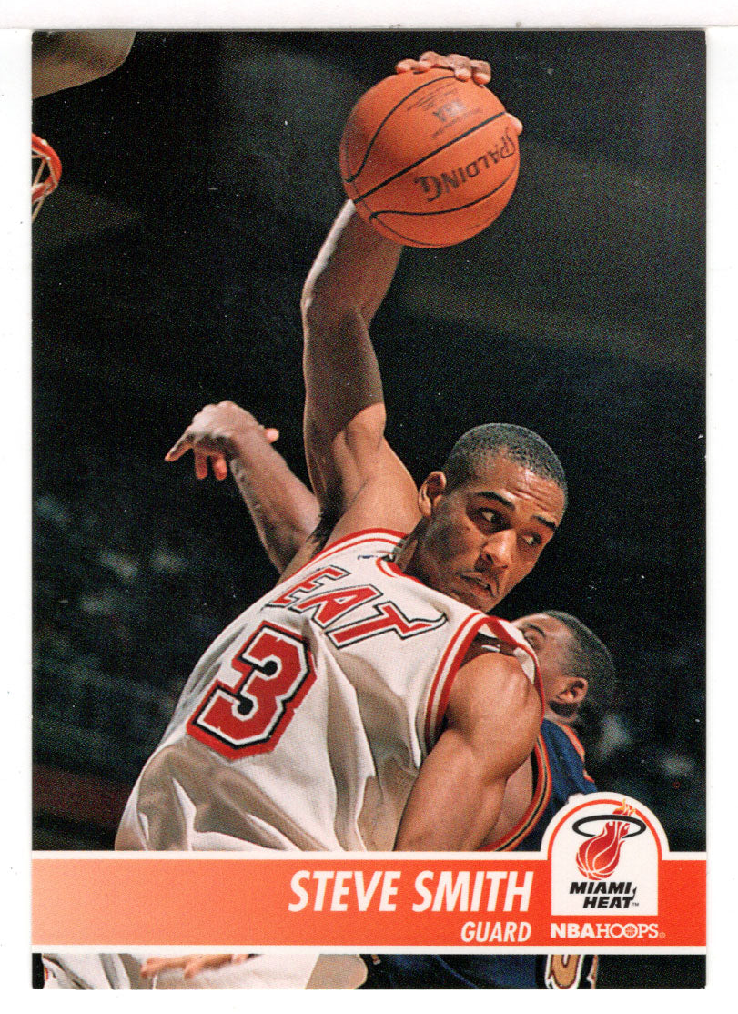 Steve Smith - Miami Heat (NBA Basketball Card) 1994-95 Hoops # 115 Mint