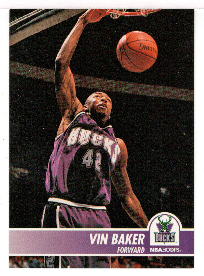 Vin Baker - Milwaukee Bucks (NBA Basketball Card) 1994-95 Hoops # 116 Mint