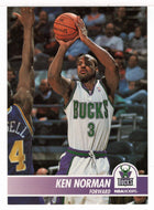Ken Norman - Milwaukee Bucks (NBA Basketball Card) 1994-95 Hoops # 121 Mint