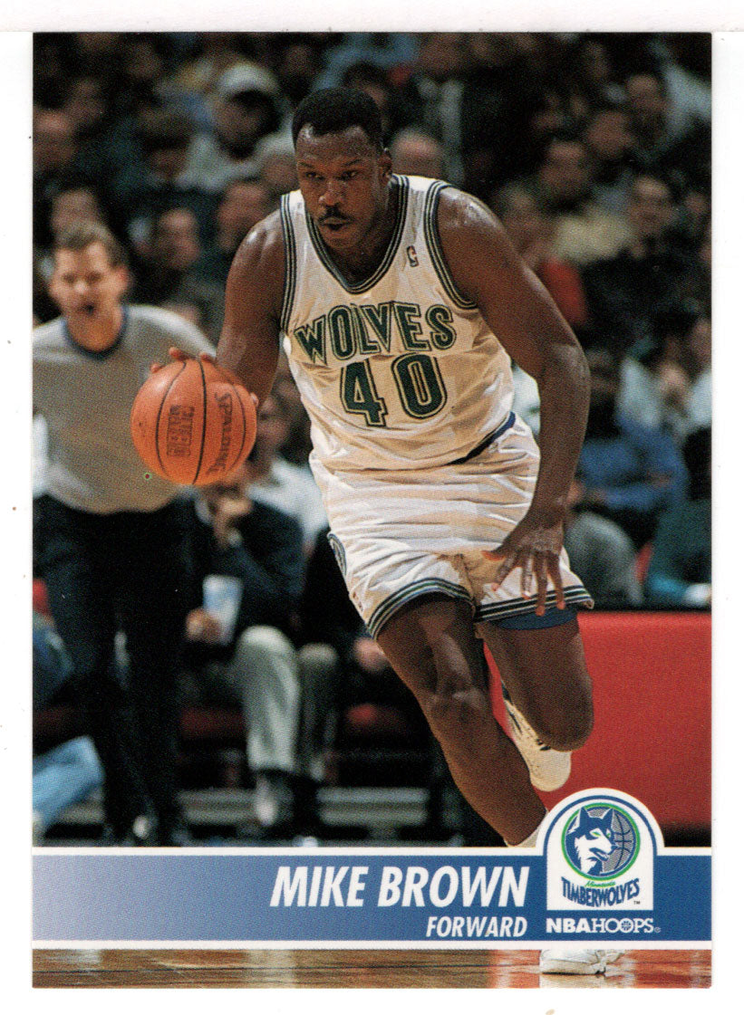 Mike Brown - Minnesota Timberwolves (NBA Basketball Card) 1994-95 Hoops # 122 Mint