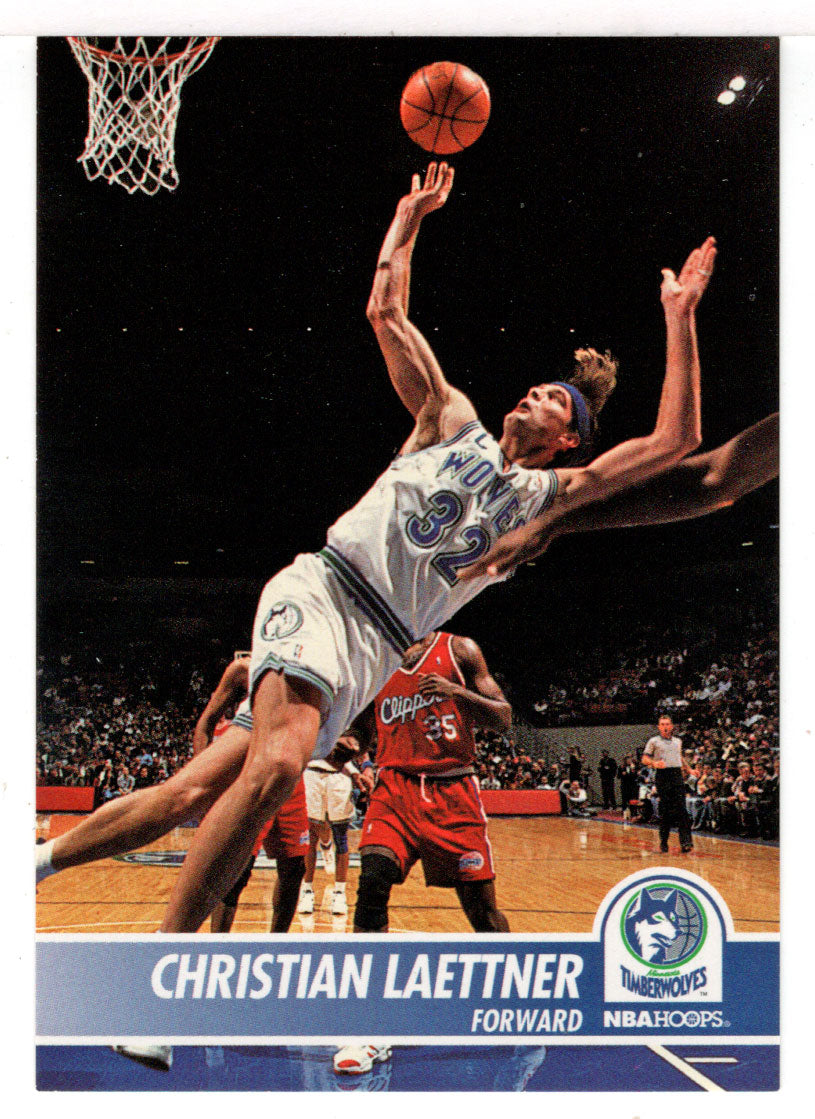 Christian Laettner - Minnesota Timberwolves (NBA Basketball Card) 1994-95 Hoops # 124 Mint