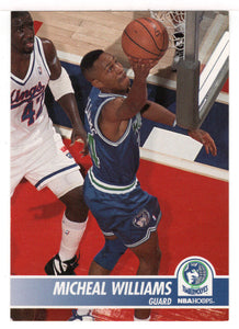 Micheal Williams - Minnesota Timberwolves (NBA Basketball Card) 1994-95 Hoops # 129 Mint
