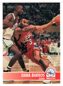 Dana Barros - Philadelphia 76ers (NBA Basketball Card) 1994-95 Hoops # 157 Mint