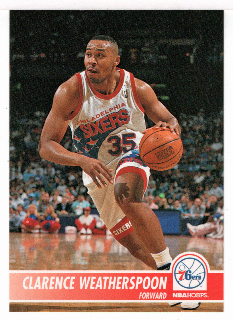 Clarence Weatherspoon - Philadelphia 76ers (NBA Basketball Card) 1994-95 Hoops # 164 Mint