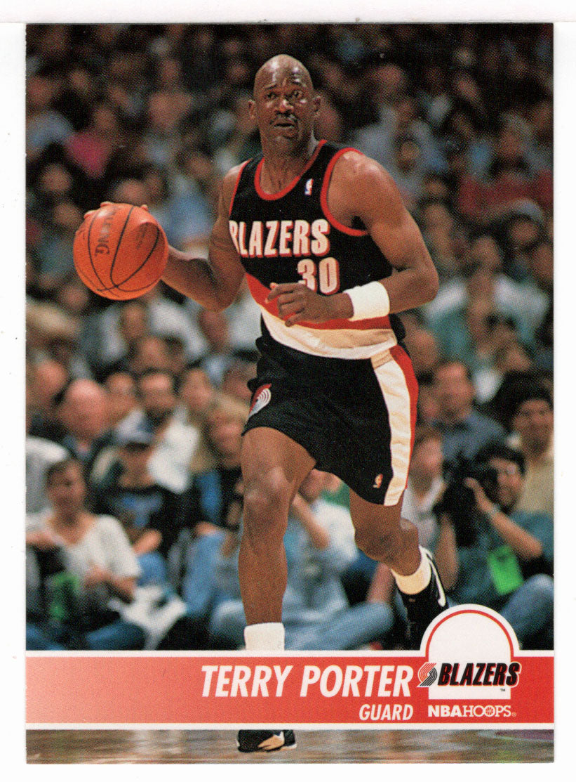 Terry Porter - Portland Trail Blazers (NBA Basketball Card) 1994-95 Hoops # 178 Mint