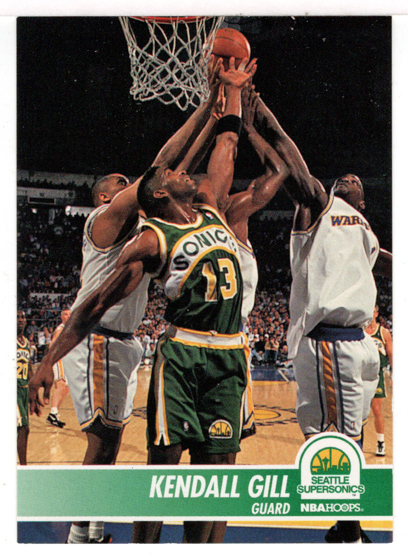 Kendall Gill - Seattle SuperSonics (NBA Basketball Card) 1994-95 Hoops # 198 Mint