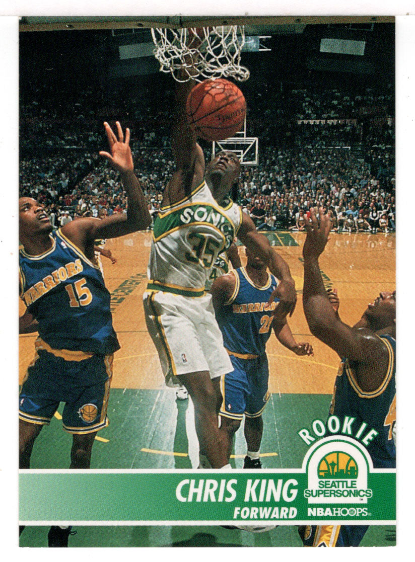Chris King - Seattle SuperSonics (NBA Basketball Card) 1994-95 Hoops # 201 Mint