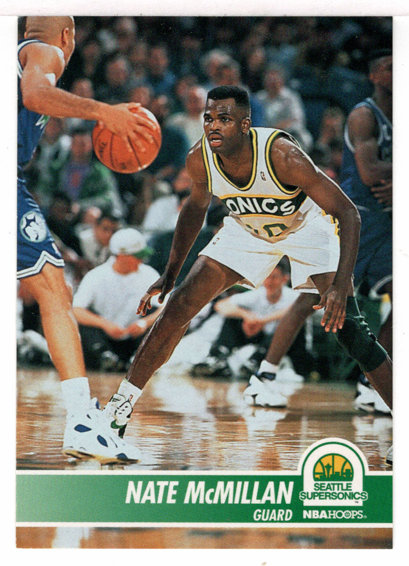 Nate McMillan - Seattle SuperSonics (NBA Basketball Card) 1994-95 Hoops # 202 Mint
