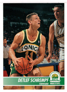 Detlef Schrempf - Seattle SuperSonics (NBA Basketball Card) 1994-95 Hoops # 206 Mint