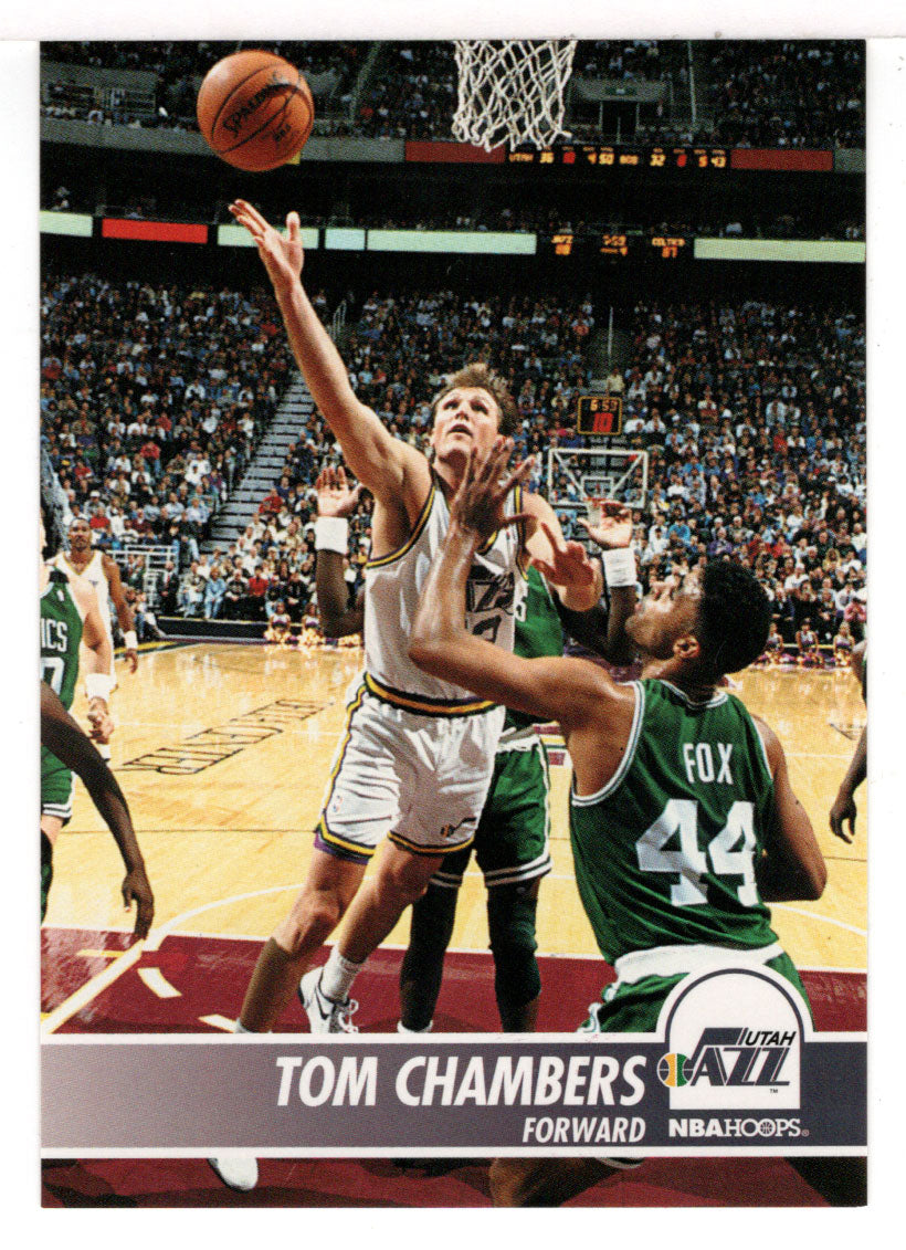 Tom Chambers - Utah Jazz (NBA Basketball Card) 1994-95 Hoops # 208 Mint