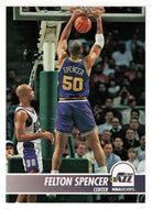 Felton Spencer - Utah Jazz (NBA Basketball Card) 1994-95 Hoops # 213 Mint